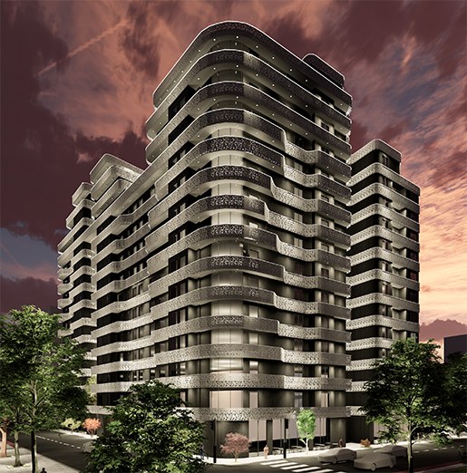 Apartment 2+1 at “REZIDENCA CORNER”, Tirana