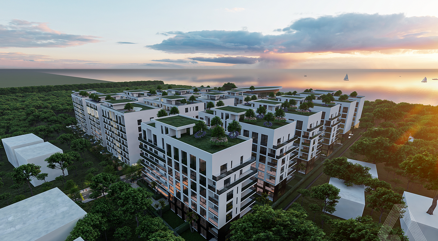Apartment 1+1 and 2+1 at Liburna Residence, Golem